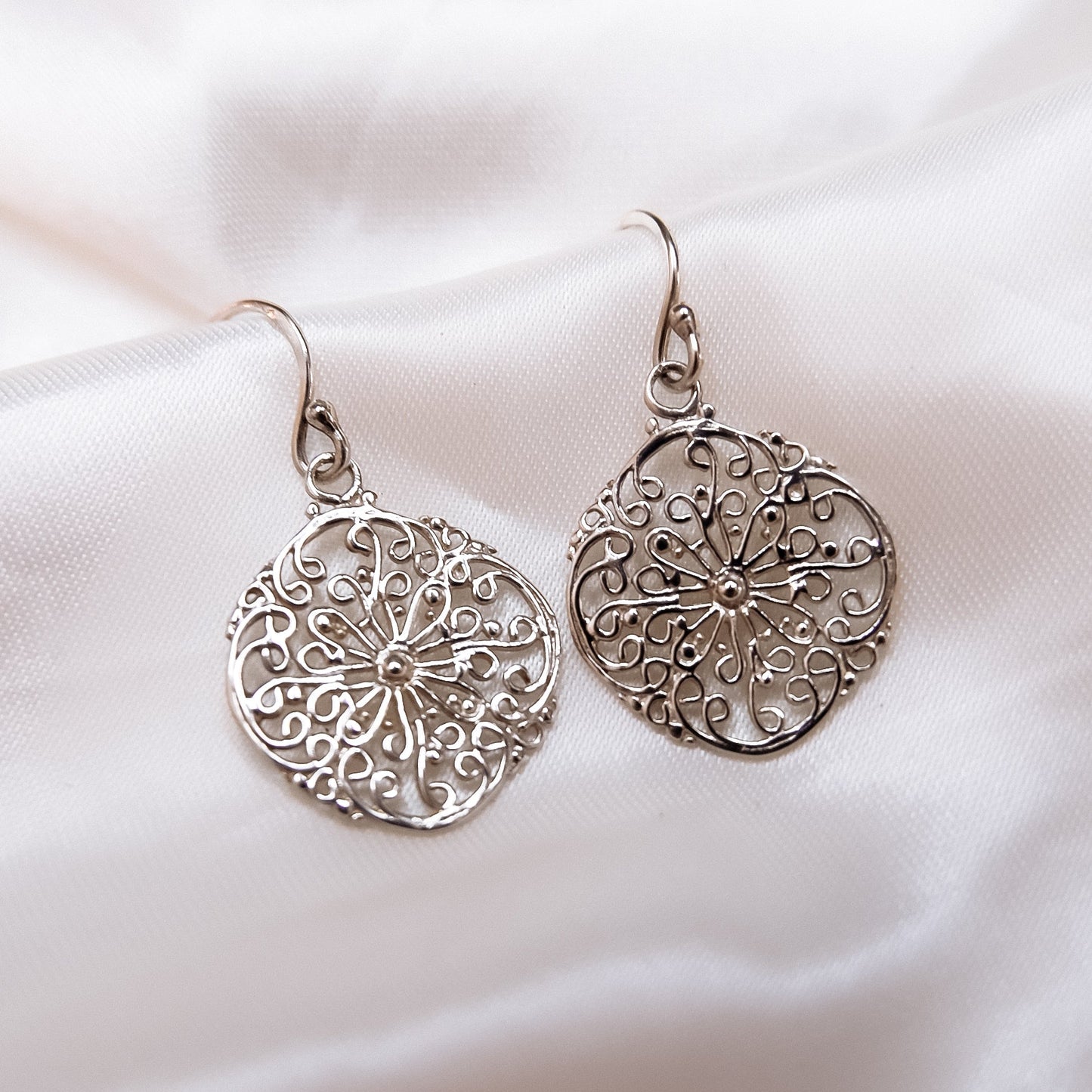 Whispers of Elegance – Filigree Drop Earrings