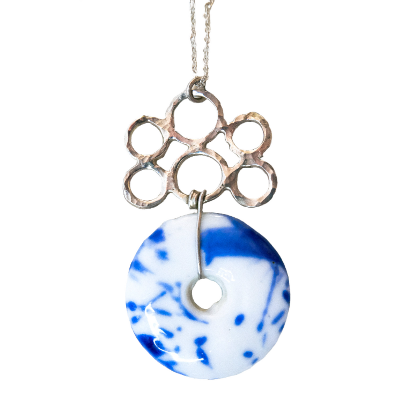 Porcelain Blossom Pendant