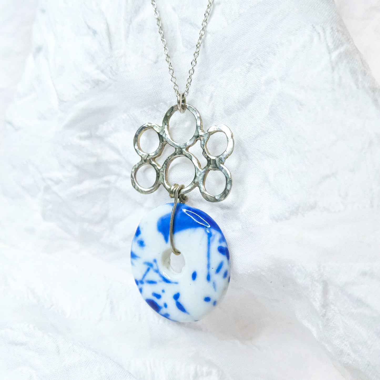 Porcelain Blossom Pendant