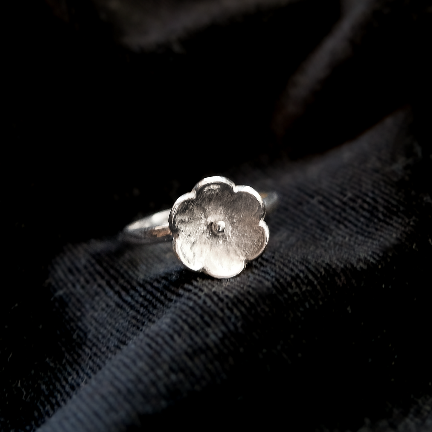 🌸 Sterling Silver Flower Ring