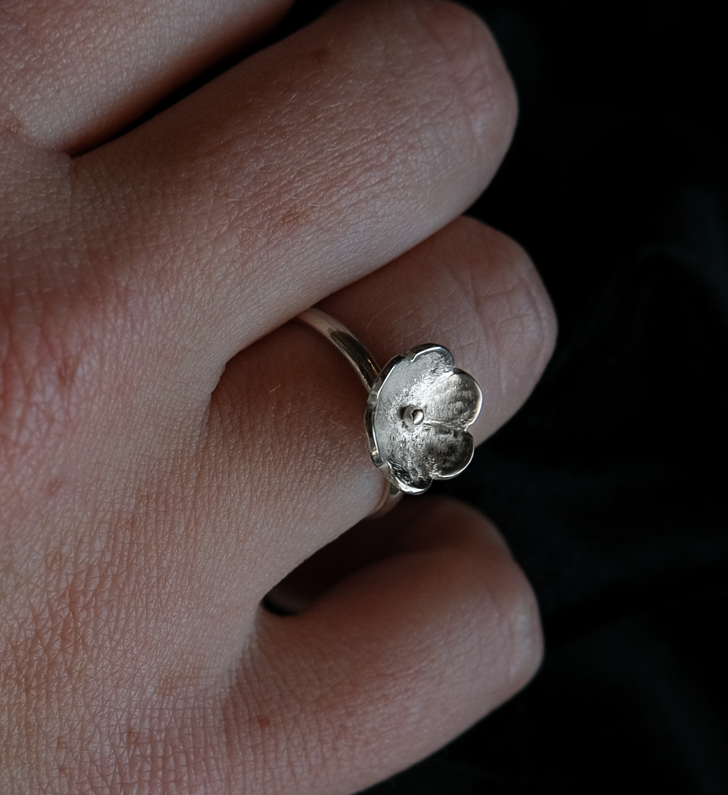 🌸 Sterling Silver Flower Ring