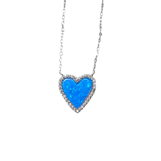 Heart of Opal Necklace