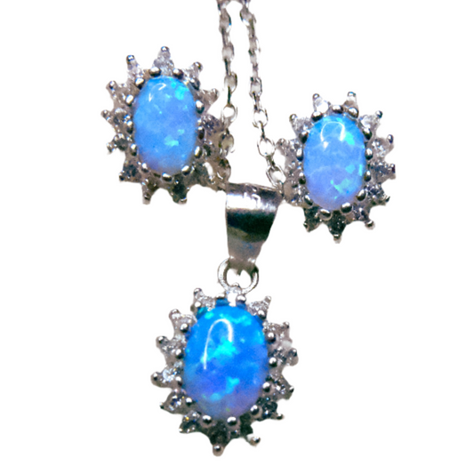 Opal Radiance Jewelry Set